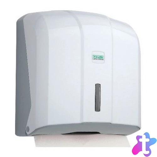 Adagoló V és C hajtogatású kéztörlőhöz műanyag K4 Vialli fehér