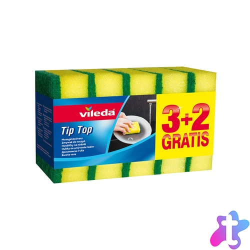Mosogatószivacs 3+2 db/csomag TipTop Vileda_F25302