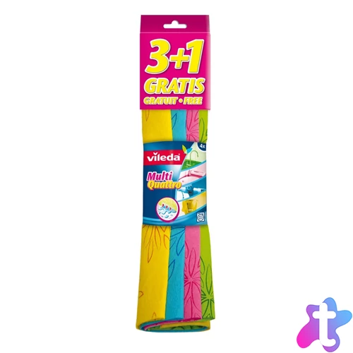 Törlőkendő 4 db/csomag Vileda Multi Quattro_F1788V
