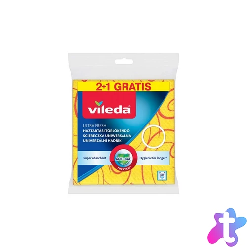 Törlőkendő háztartási 2+1 db/csomag Ultra Fresh Vileda_F2535U