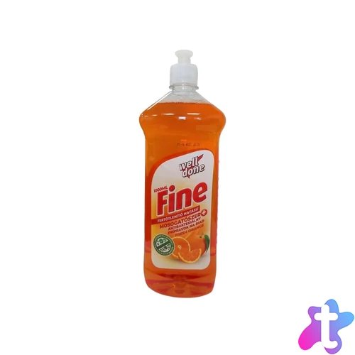 Mosogatószer 1 liter fertőtlenítő hatással Well Done Fresh Orange