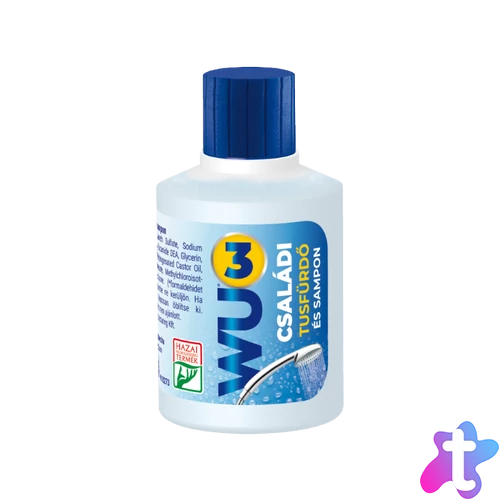 Tusfürdő és sampon 100 ml családi púder illat WU3