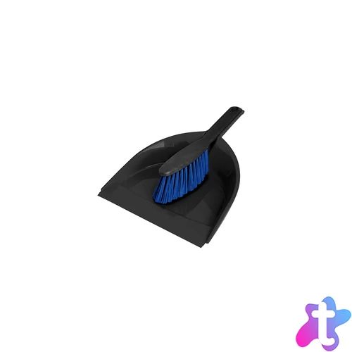 Szemeteslapát műanyag + kefe szett York_062030