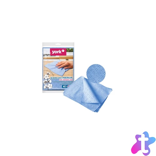 Törlőkendő pamut  4 db +1 db ajándék prémium York_020310