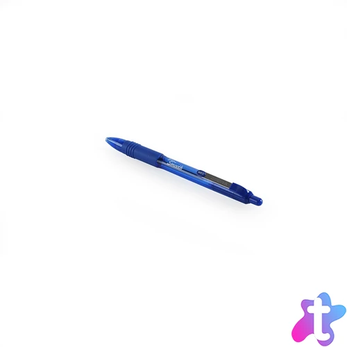 Golyóstoll 1mm, kék test, Zebra Z-grip Smooth, írásszín kék