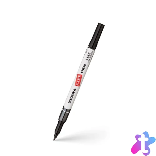 Alkoholos marker 1,5 mm, kúpos Zebra Name Pen Fine írásszín fekete