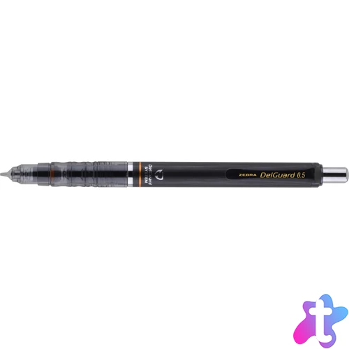 Nyomósirón 0,5 mm, Zebra DelGuard, fekete