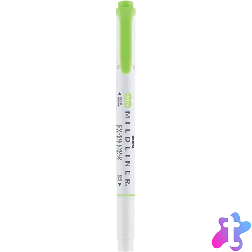 Szövegkiemelő 1,0/3,5 mm, kétvégű Zebra Mildliner Cool & Refined zöld