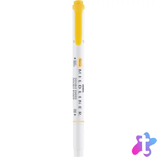 Szövegkiemelő 1,0/3,5 mm, kétvégű, Zebra Mildliner Warm, arany