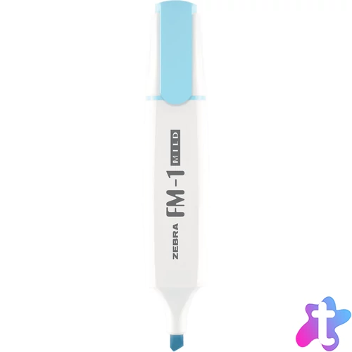 Szövegkiemelő 3,5 mm, Zebra FM-1 Mild, kék