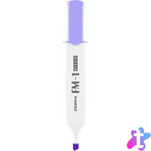 Szövegkiemelő 3,5 mm, Zebra FM-1 Mild, lila