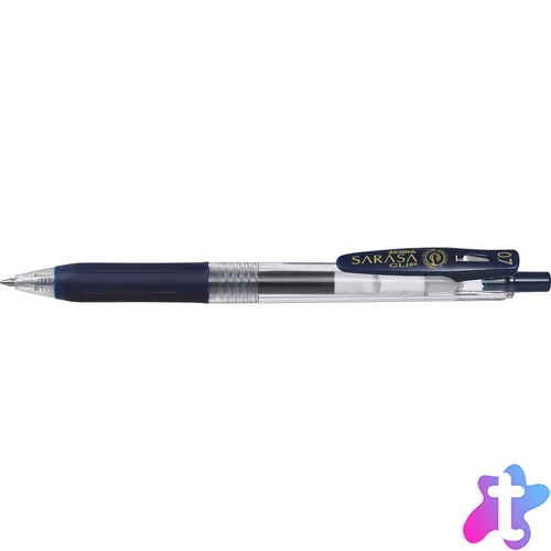 Zseléstoll 0,5 mm Zebra Sarasa Clip, kékesfekete