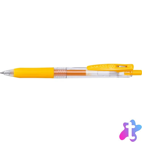 Zseléstoll 0,5 mm Zebra Sarasa Clip, sárga