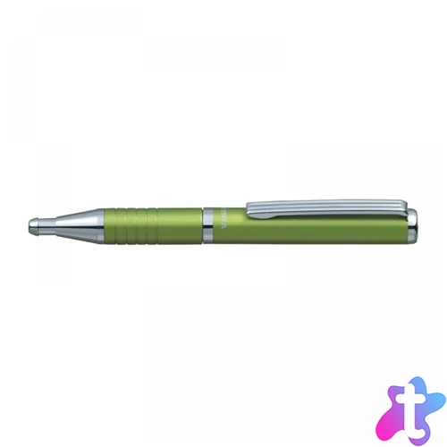 Golyóstoll metál teazöld test, Zebra SLF1, írásszín kék