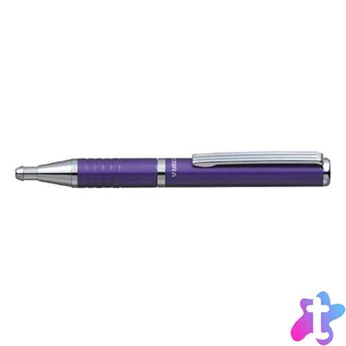 Golyóstoll metál lila test, Zebra SLF1, írásszín kék