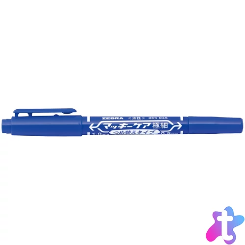 Alkoholos marker Care Extra fine Zebra MCKIE kék