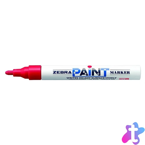 Lakkmarker olajbázisú Zebra piros