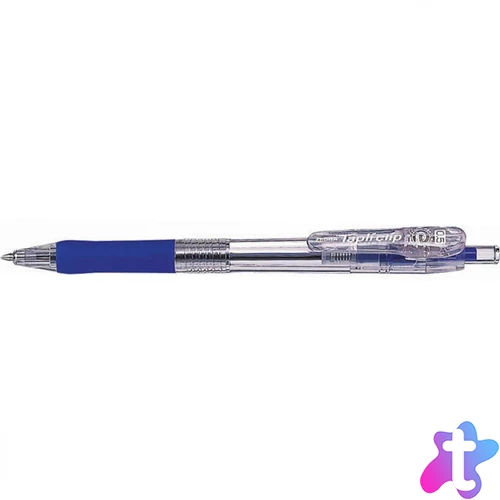 Golyóstoll 0,5mm, Zebra Tapli clip Eco, írásszín kék