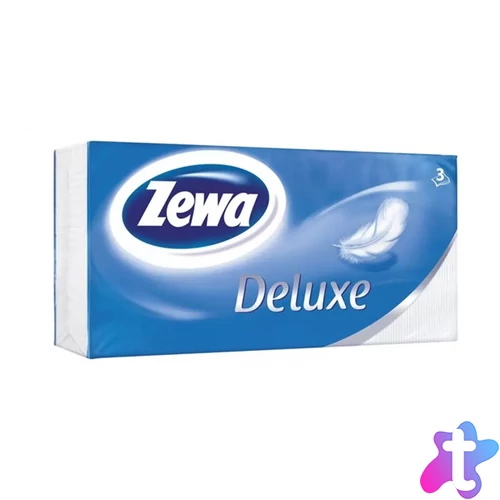 Papírzsebkendő 3 rétegű 90 db/csomag Zewa Deluxe Illatmentes