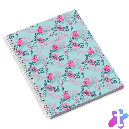 Ambar Just for Girls A4 80 lap vonalas spirálfüzet