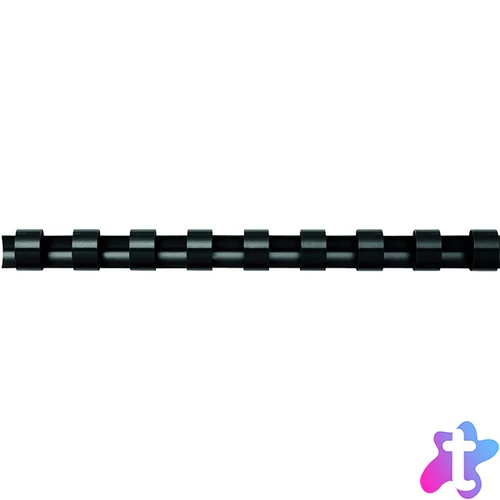 Apex 6mm 100db-os 10-20lapos fekete műanyag spirál