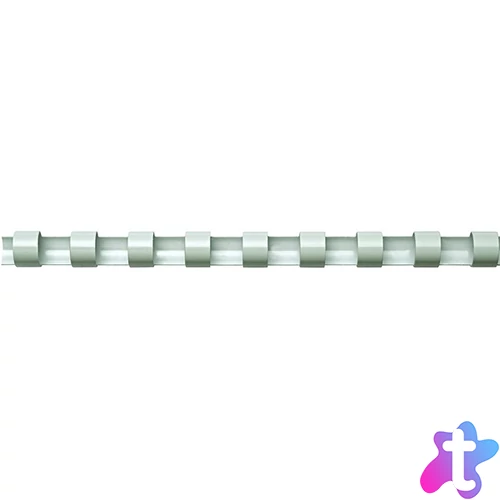 Apex 16mm 100db-os 101-120lapos fehér műanyag spirál
