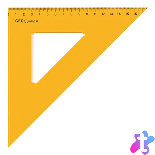 Aristo 25 cm 45° háromszög vonalzó