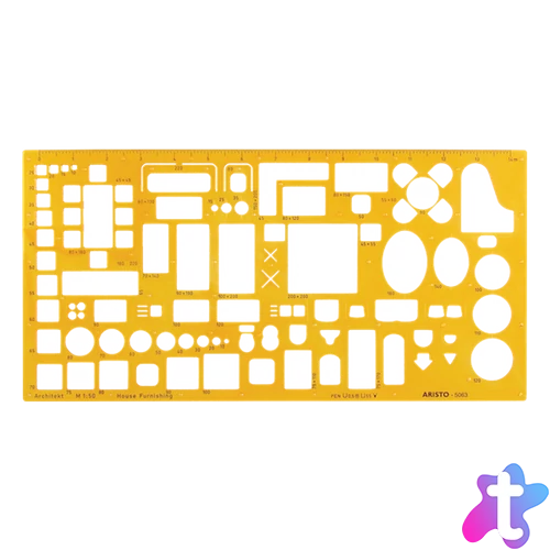 Aristo 1:50 építész bútorsablon