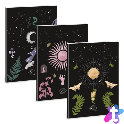 Ars Una Mystic Constellation 24 (5423) A4 extra kapcsos sima füzet