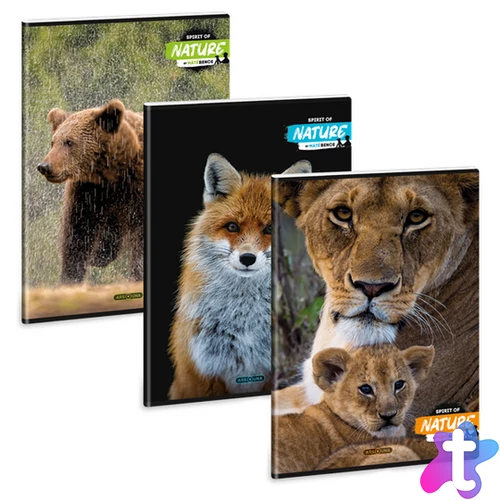 Ars Una Spirit Of Nature 24 (5422) A4 extra kapcsos sima füzet