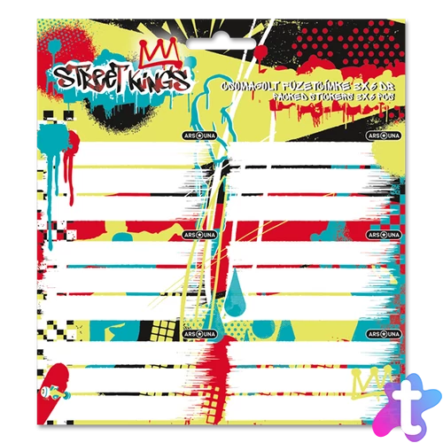 Ars Una Street Kings 24 (5357) 3x6 db-os csomagolt füzetcímke