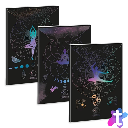 Ars Una Mystic Constellation 25 (5491) A4 extra kapcsos kockás füzet