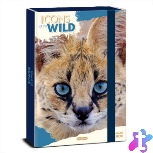 Ars Una Icons of the Wild-Serval 25 (5503) A4 füzetbox