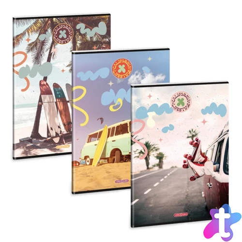 Ars Una California Lifestyle (5486) A4 extra kapcsos sima füzet