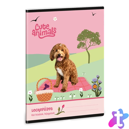 Ars Una Cute Animals Doggie 25 (5458) A5 leckefüzet