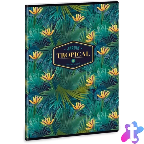 Ars Una Tropical Florida A4 extra kapcsos kockás füzet