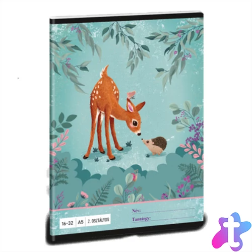 Ars Una My Secret Garden 24 (5339) A5 16-32 2. osztályos vonalas füzet