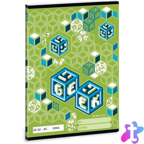 Ars Una Geek A5 20-32 sima füzet