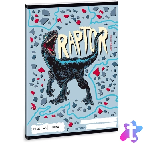Ars Una Raptor A5 20-32 sima füzet