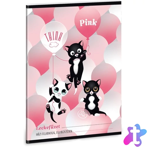 Ars Una Think-Pink A5 leckefüzet