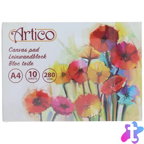 Artico A4, 10 oldalas festővászon füzet