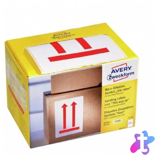 Avery 7250 Álló nyílak piktogram 74x100mm 200db-os címke