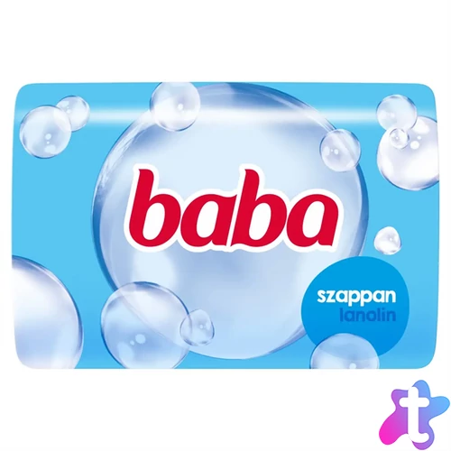 Baba 90 g-os lanolinos szappan pöttyös