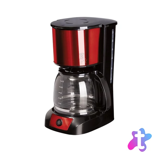 Berlinger Haus BH/9158 Metallic Line Burgundy Edition burgundy filteres kávéfőző