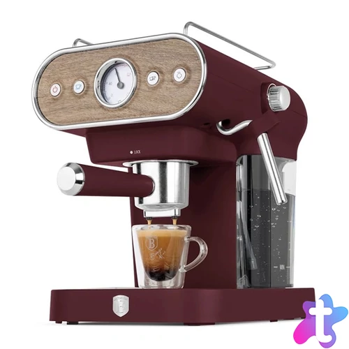Berlinger Haus BH/9855 3in1 matt bordó espresso kávéfőző
