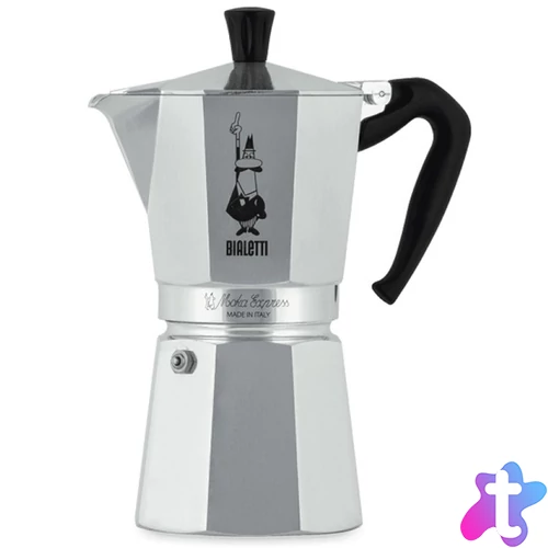 Bialetti Moka Express inox 18 személyes kotyogós kávéfőző