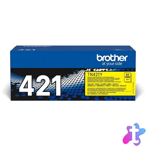 Brother TN421Y 1800 oldalas sárga toner