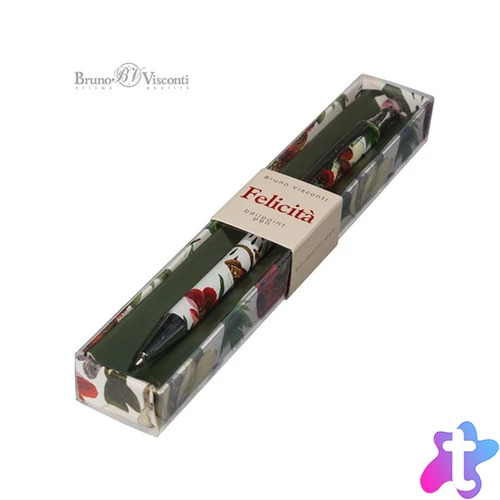 Bruno Visconti Felicita Pionies 0,7 mm, kék, fém golyóstoll
