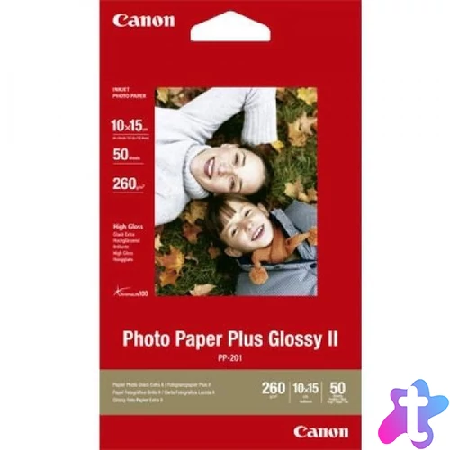 Canon PP201S fényes 10x15 50 lap 265g fotópapír