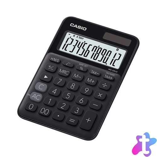 Casio MS-20UC-BK asztali számológép